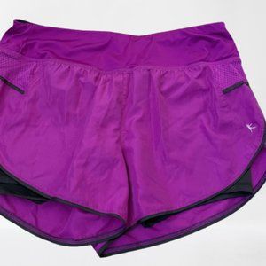 Danskin Now Dri-More Athletic Short Purple -Women's Size XL (16-18)